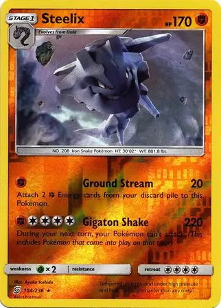 Unified Minds Steelix #104/236 reverse holo